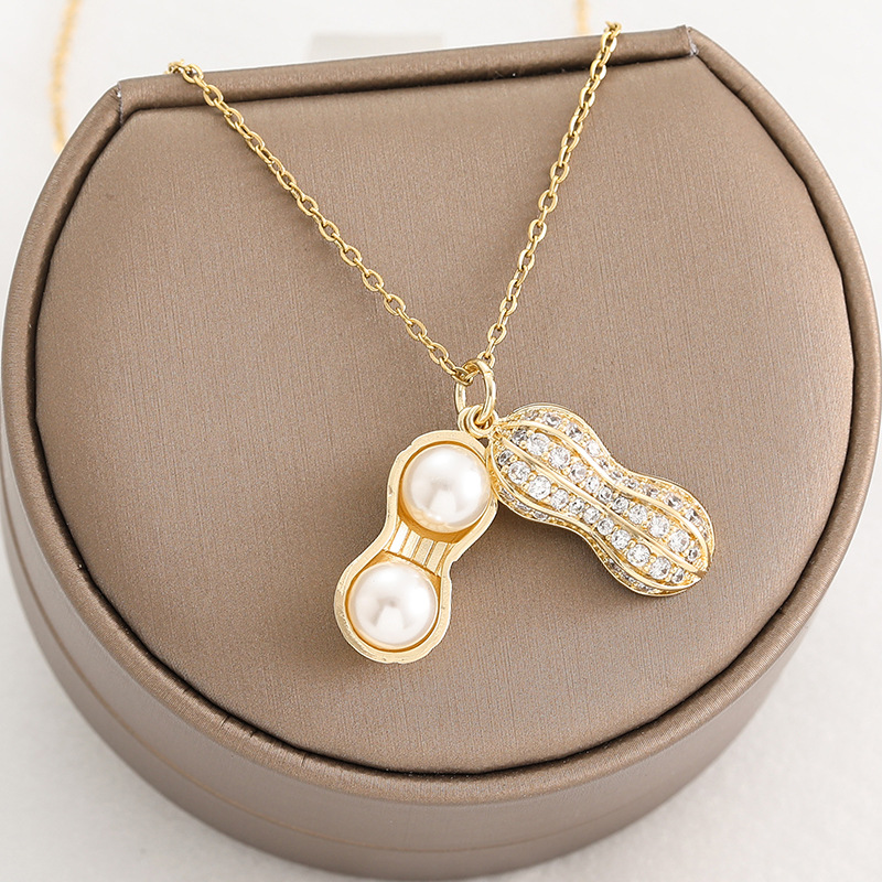 新款爆款韩版个性潮流钛钢项链长款女流苏吊坠抖音简约不掉色首饰详情2