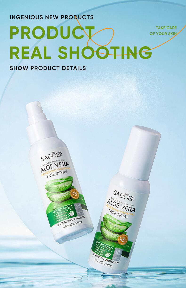 100ml SADOER Vitamin C Aloe Vera Hydrating, Moisturizing and Nourishing Cross-border export wholesale pic 5