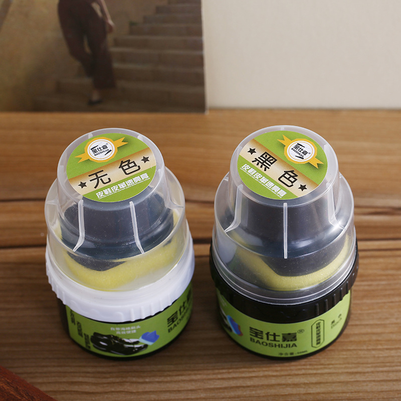 皮鞋上光绵羊油真皮保养油皮革修复膏护理液体鞋油皮鞋美容膏批发详情6