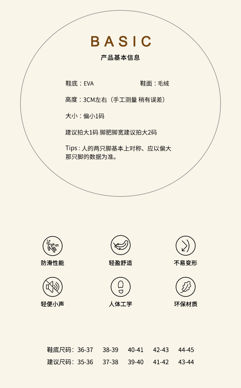 防水棉拖鞋女冬季可爱卡通包头情侣室内防滑加绒保暖棉拖女秋冬天详情2