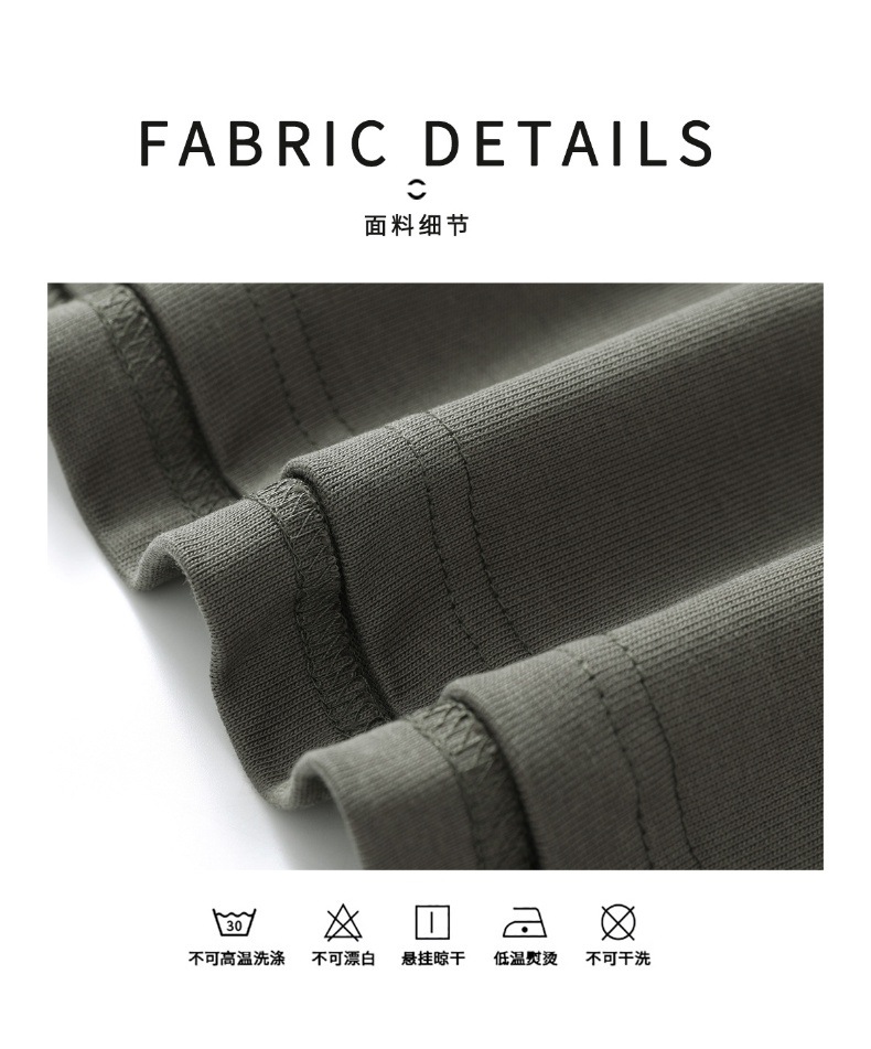 Sticky bag manga larga camiseta hombre holgado tallas grandes primavera 2024 nuevo estilo hombre heavy pound cuello redondo ropa primavera/otoño pic 6