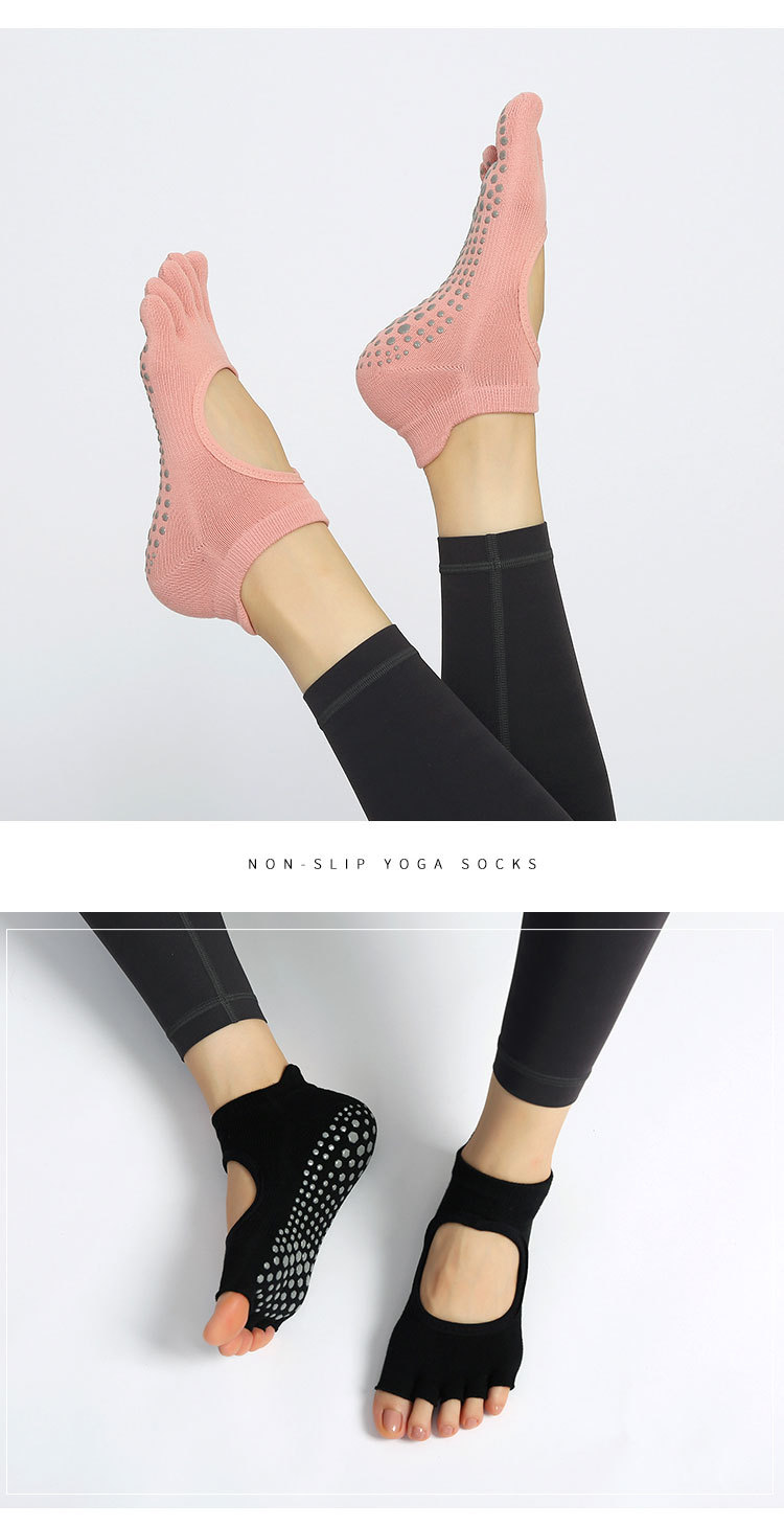瑜伽袜子夏季防滑袜女夏天普拉提袜五指袜分指运动室内运动袜详情21