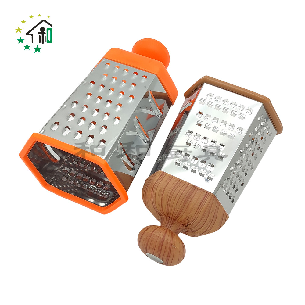 Kitchen multi-functional six-sided slicer, grater and vegetable cutter, stainless steel grater, a full-function vegetable cutter wonder pic 21