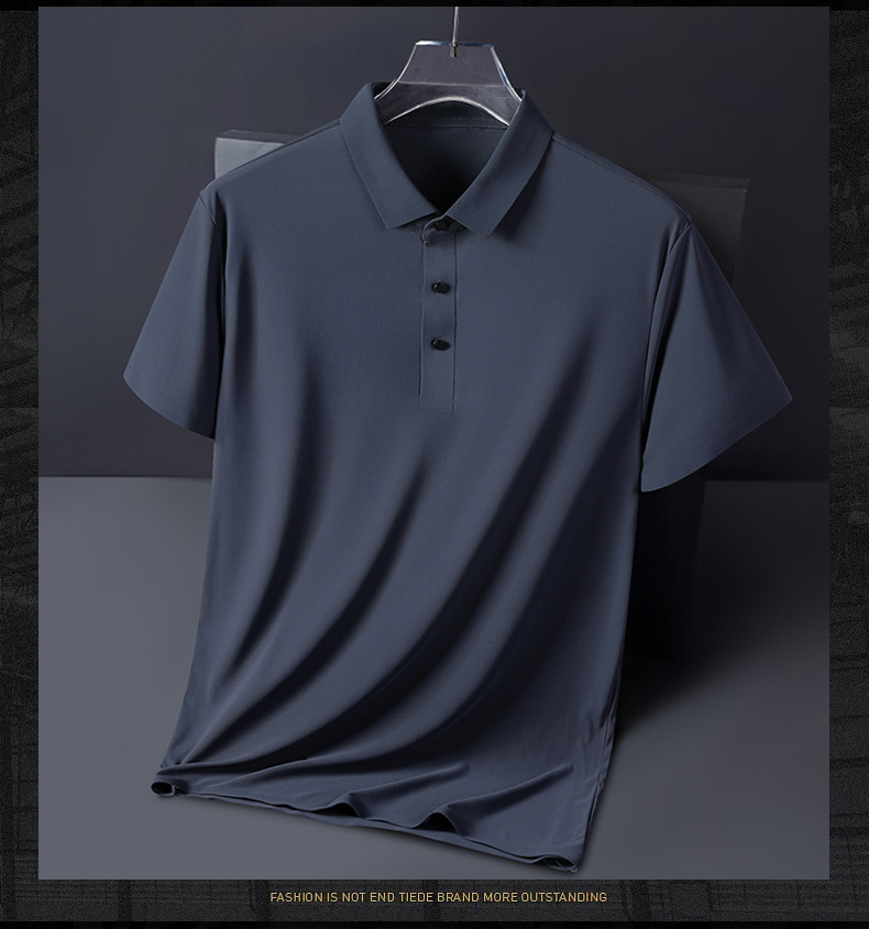 速干冰丝短袖T恤印字logo夏季工装工作服刺绣男女半袖polo衫工衣详情19