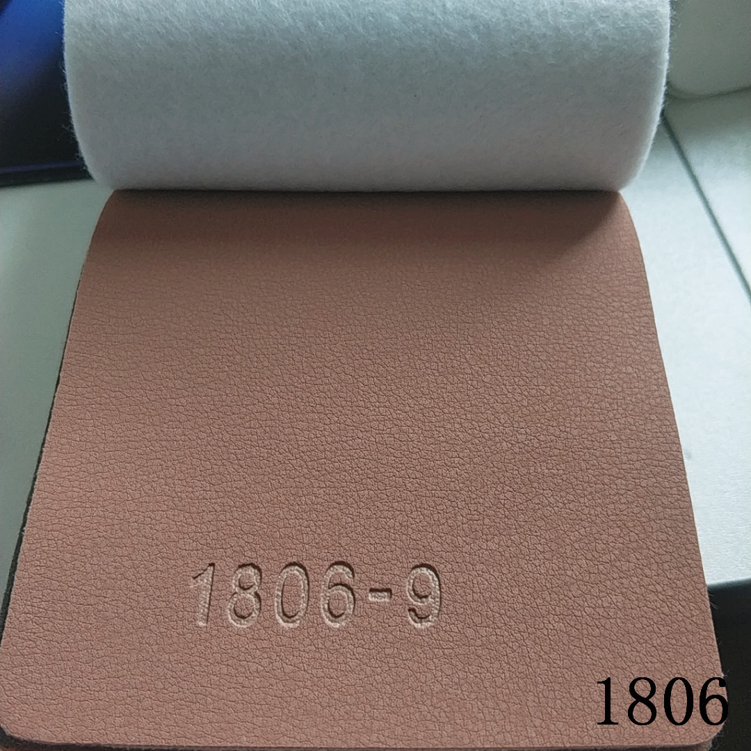 Solvent-free leather PU material, car seat cushion leather, sofa and bag velvet bottom material, single-sided leather fabric pic 12
