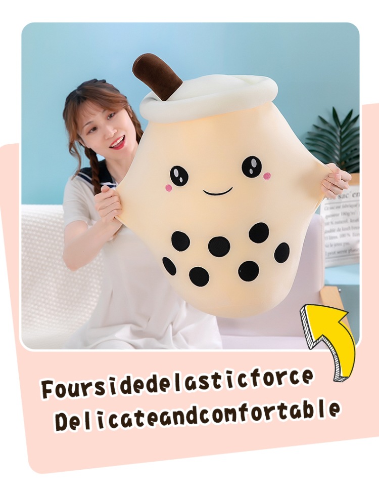 Simulated fruit milk tea cups, cushions, plush toys, large bubble milk tea dolls, stuffed toys, cross-border foreign trade gifts pic 6
