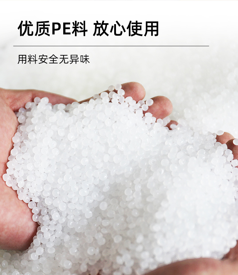 Wholesale plastic bags for household thickened garbage bags, large portable, tear-free, drawstring toilets, kitchens and bathrooms pic 6