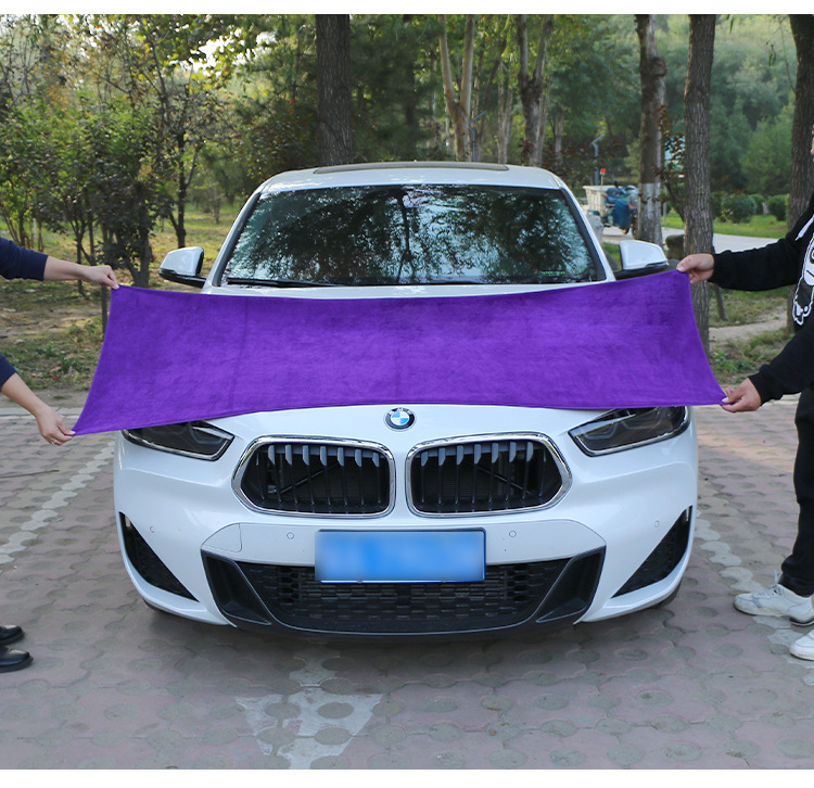 Wholesale car-washing special large car cleaning cloths, ultra-fine fiber absorbent thickened and enlarged car cleaning cloths, large car cleaning cloths pic 17