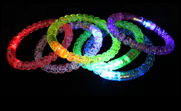 亚克力闪光手镯 饰品夜发光 手环 荧光棒 派对助威道具儿童玩具详情10