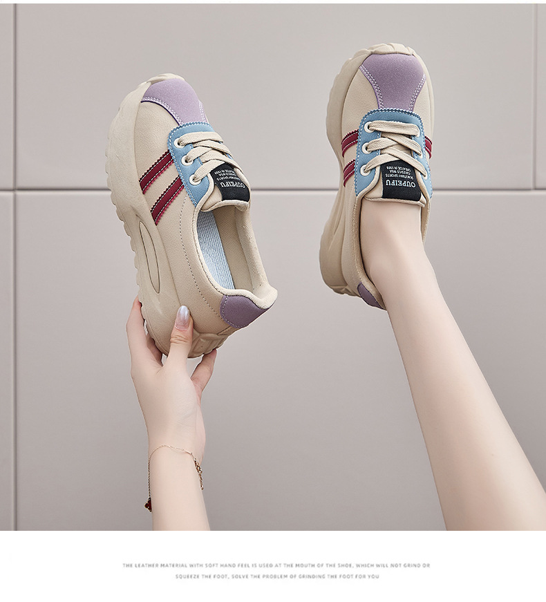 ins韩版阿甘鞋女潮2024秋季新款增高学生运动跑步休闲鞋街拍XFG27详情14