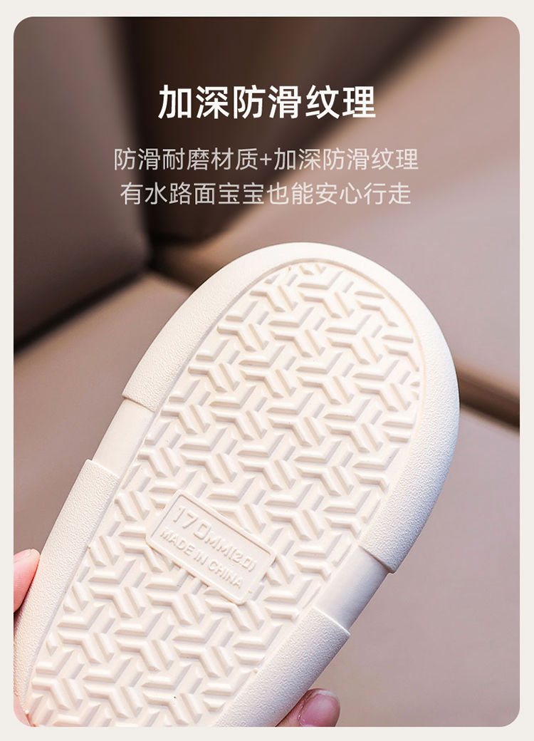 儿童棉拖鞋宝宝室内防滑软底居家棉鞋男女童室内保暖防水包跟棉鞋详情8