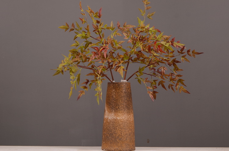 Dongli Source Factory, wholesale and direct sales of artificial plants in stock, wholesale of India leaves, autumn color leaves, hand-held flowers, leaf materials, props, flower art, bonsai, home decoration flowers pic 5