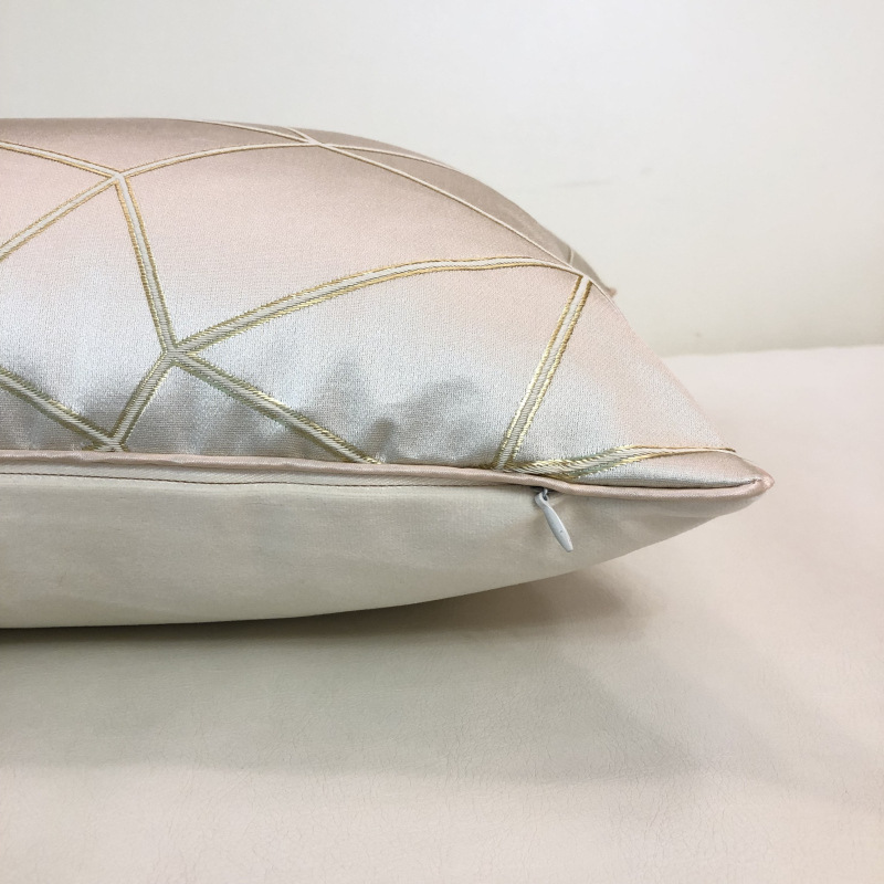 厂地货源样板房简约现代抱枕 线条风靠枕套 跨境ebay亚马逊靠垫套详情7