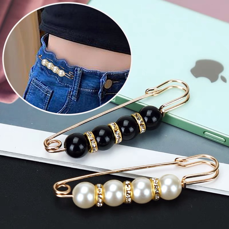 A must-have for reducing waist size and slimming the waist: tightens waistbands and skirts, adjusts anti-exposure buttons, brooches, and pins for women to secure clothes pic 3