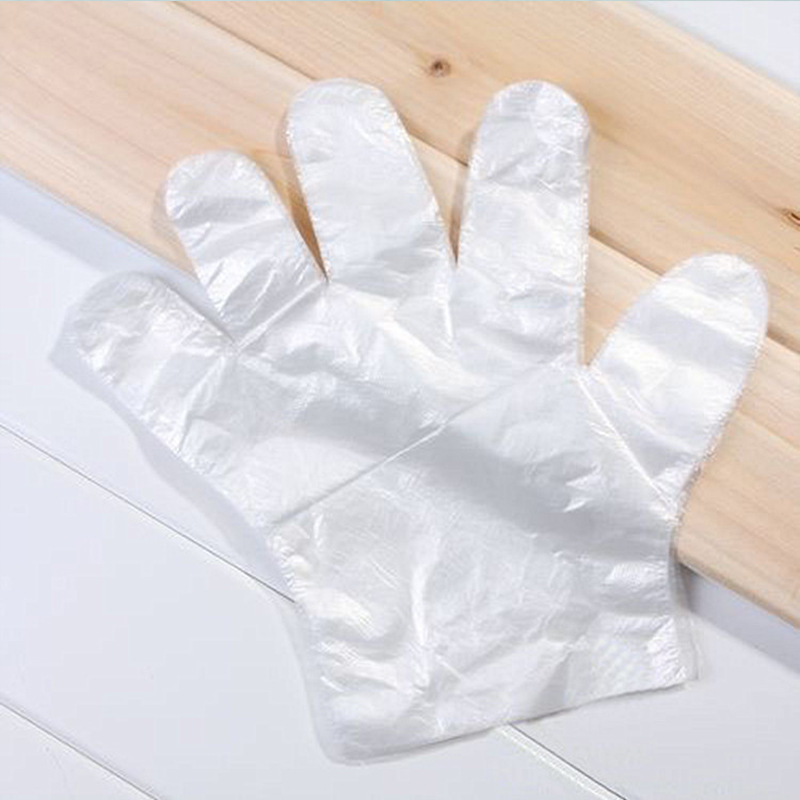 Wholesale food-grade disposable gloves, thickened disposable film gloves, plastic gloves for catering, beauty and takeout pic 3