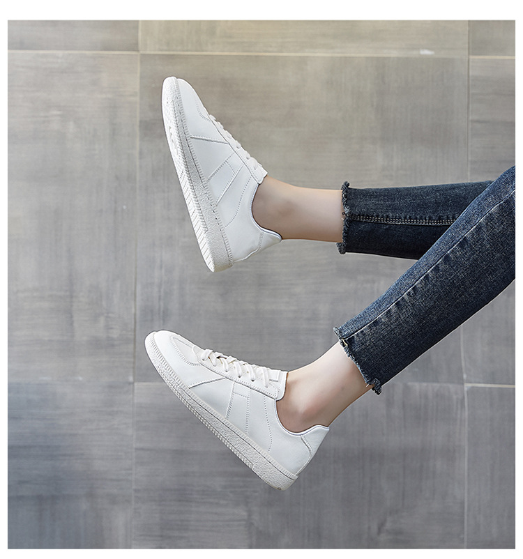 2024夏季新款小白鞋女百搭鞋子爆款女款厚底透气真皮休闲板鞋女鞋详情14