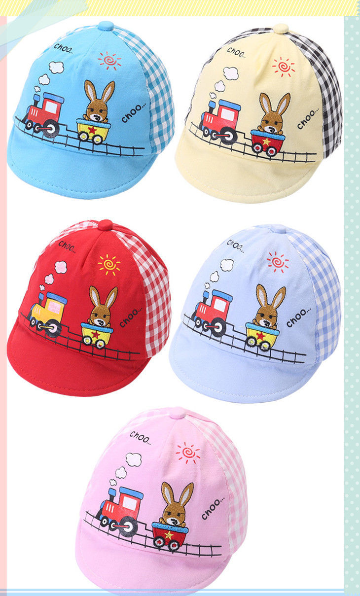 Summer hats for boys and girls aged 3 to 6 months, baby hats, spring and autumn baseball caps, hats for boys and girls, and thin baby hats pic 7
