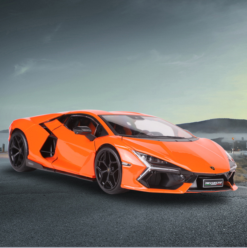 美驰图1:18兰博Revuelto雷文顿合金车模摆件金属汽车模型男孩礼物详情1