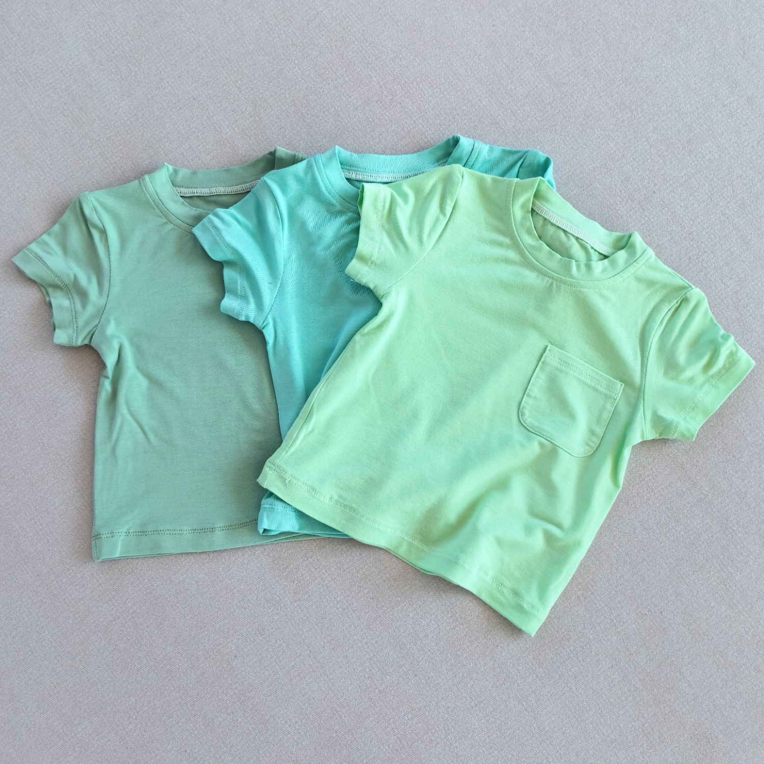 2024春夏婴儿竹纤维短袖T恤宝宝轻薄透气半袖上衣小童A类短袖夏装详情12