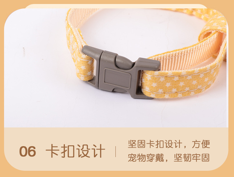 I-shaped cat chest and shoulder strap, pet cat chain, bow to prevent breaking free, cat walking leash when out pic 7