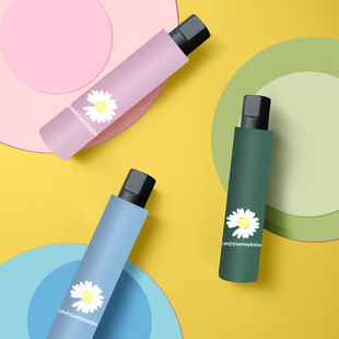 五折伞迷你便携黑胶太阳伞口袋晴雨两用雨伞防晒遮阳伞六折胶囊伞详情19