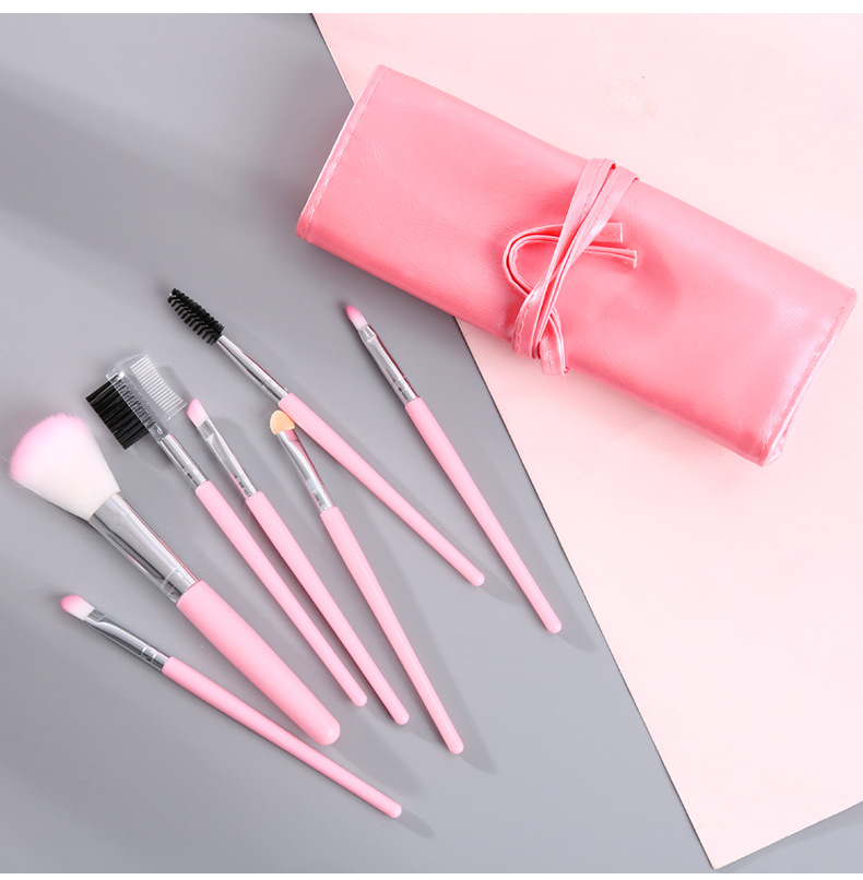 Wholesale of 7 sets of makeup brushes in stock, including mascara brushes and eyeshadow brushes. These are popular and popular beginner makeup and beauty tools pic 16