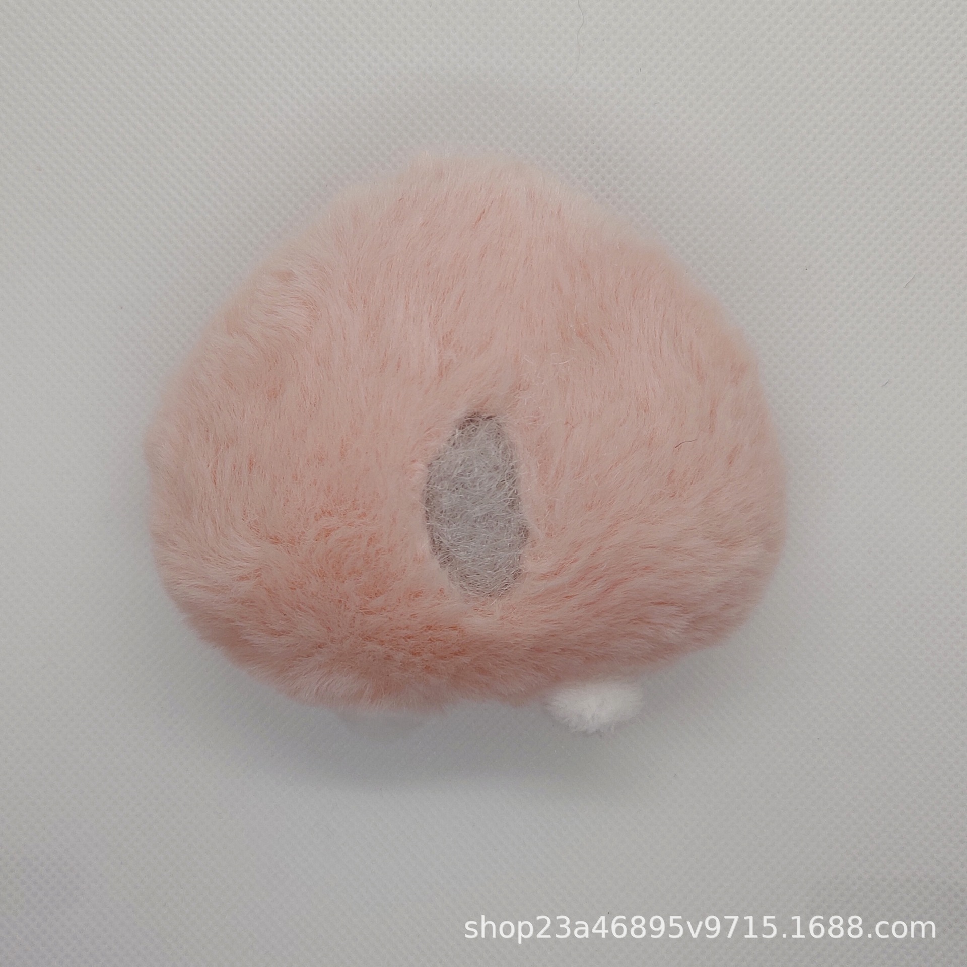 网红少女洗脸压发带 韩版兔毛 桃可爱简约毛绒diy饰品配件详情3