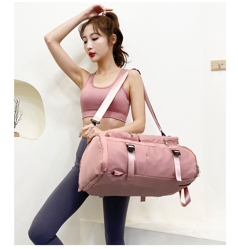 网红旅行包爆款行李包大容量手提干湿分离军训露营双肩包厂家批发详情26