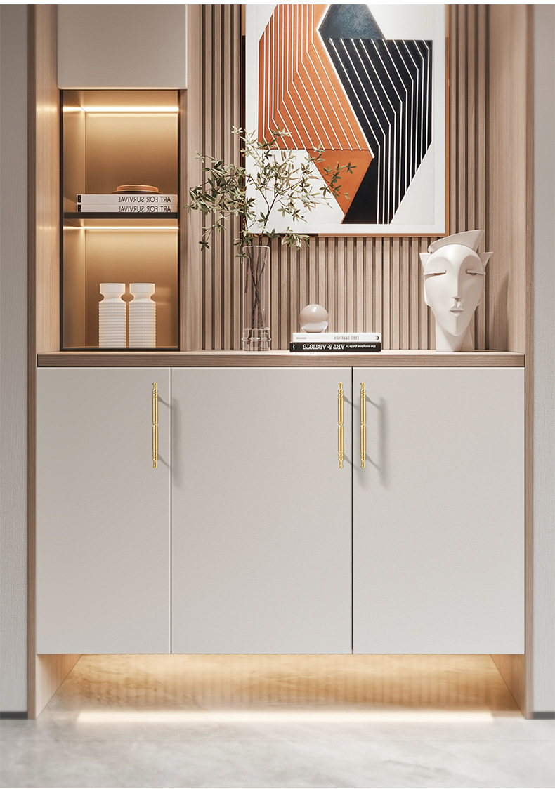 轻奢法式衣柜门黄铜拉手 现代简约橱柜门把手抽屉圆球形纯铜拉手详情9