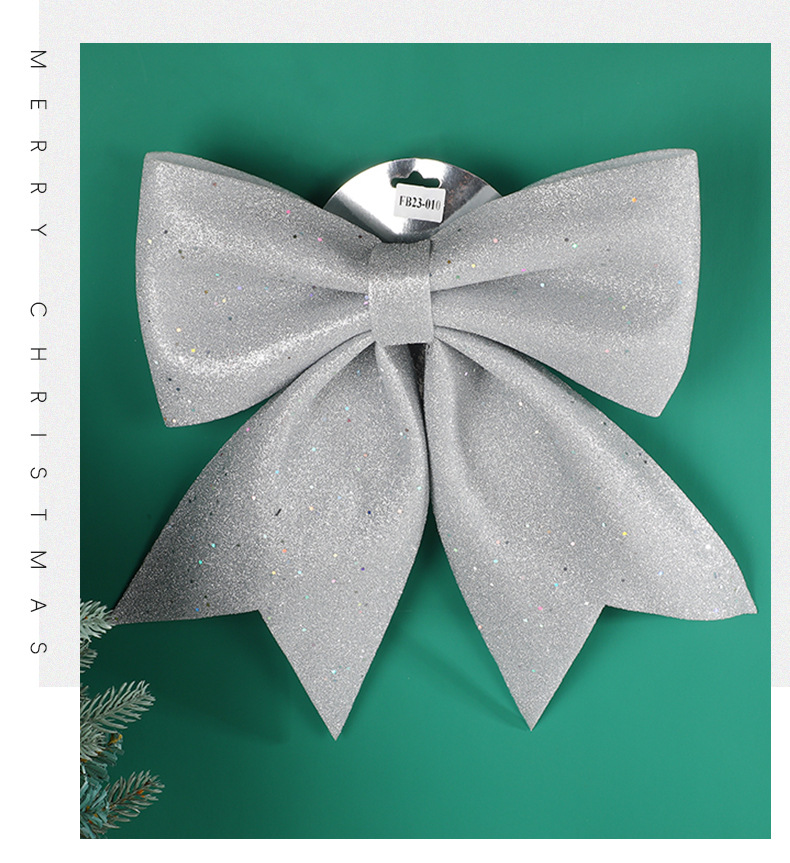 New Christmas bow pendants from the original manufacturer, creative Christmas tree bow decorative pendants, Christmas window decorations pic 8