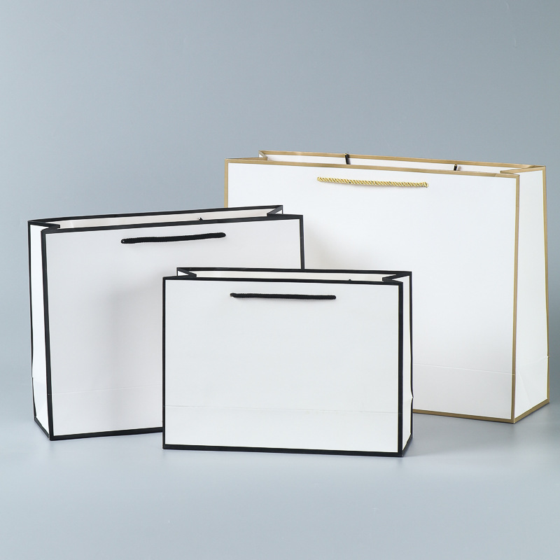 现货供应牛皮纸袋服装店手提袋茶叶眼镜店礼品袋美容化妆品饰品袋详情16