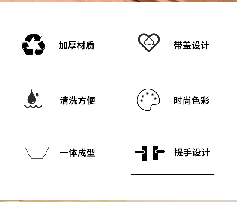 双层沥水篮圆形多功能家用厨房洗菜盆水果篮PP材质带盖沥水篮01188-0507详情2