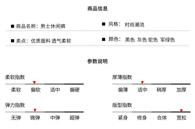 春夏款垂感长裤子男士宽松直筒秋春秋时尚工装休闲运动阔腿裤学生详情30