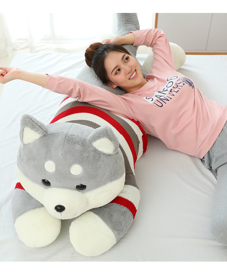 Factory direct supply of Shiba Inu plush toys, Pappa Dog throw pillows, long pillows, bed dolls and cute stuffed toys wholesale pic 8