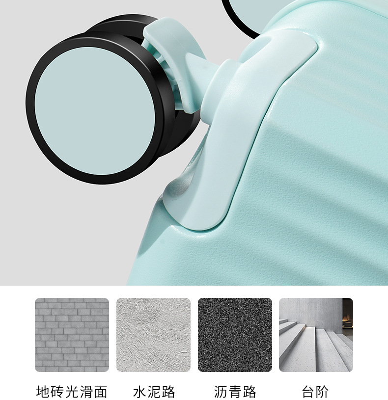 一件代发20寸前置开口行李箱男女新款多功能密码旅行箱拉杆箱批发详情26