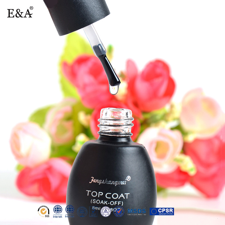 E&A Nail Polish Gel Nail Art qq Barbie Phototherapy Nail Polish Gel Brightening No-Rinse Sealing Layer Wholesale 8ml, exclusively for export pic 5