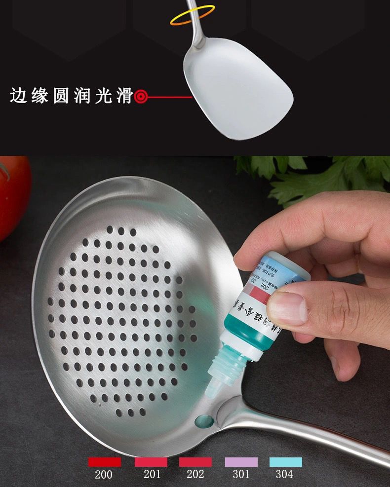 Kitchenware set: Spatula, household 304 stainless steel stir-frying spatula, soup spoon, complete kitchen cooking utensils and cooking tools pic 7