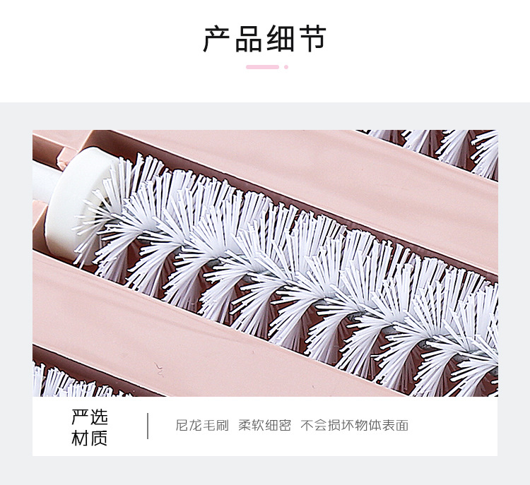 Handless dust removal brush, carpet vacuum cleaner, electrostatic brush, clothing cleaning brush wholesale, bed sheet, quilt, sofa bristle roller pic 8