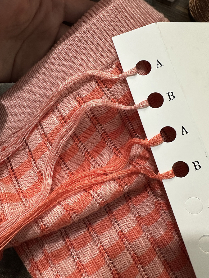 knit planet女童领结上衣镂空喇叭裤套装夏季薄款莫代尔棉针织衫详情5