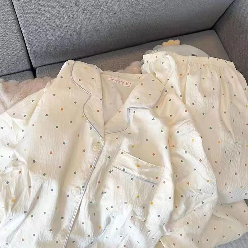 云朵棉睡衣女春秋季新款可爱卡通长袖长裤甜美宽松休闲家居服套装详情24
