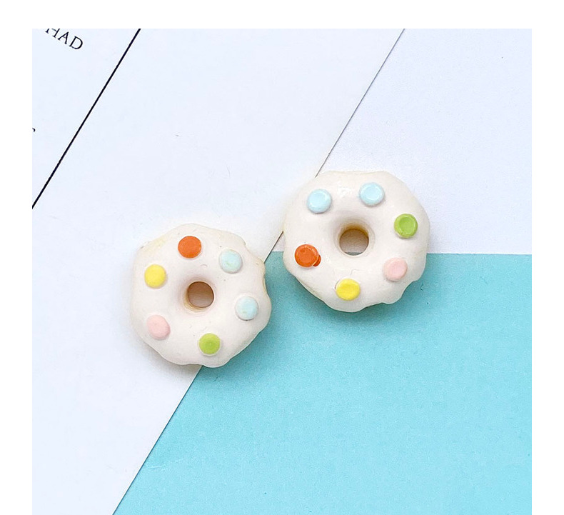 Pastoral style doughnuts, sweet and creative diy accessories, resin parts, homemade cream glue phone case materials wholesale pic 30