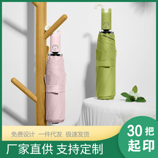 全自动小熊伞黑胶防晒遮阳伞三折太阳伞防紫外线晴雨两用折叠雨伞详情5