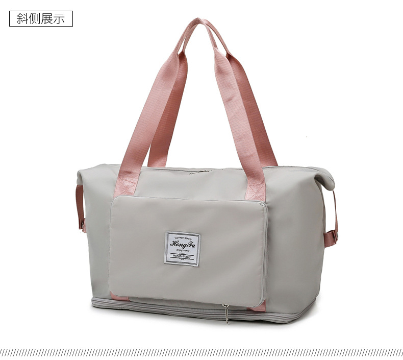 Wholesale dry and wet separation sports hand-held shoulder bags, yoga and fitness bags, folding and storage large-capacity travel bags, LOGO pic 48