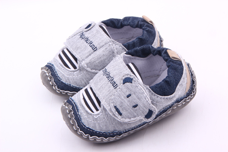 New Little Bear Head big Velcro rubber sole baby outdoor walking shoes 1640 pic 7