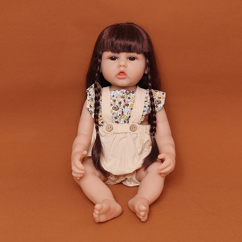 仿真重生娃娃洋娃玩具儿童婴儿宝宝女孩睡眠软胶换装公主跨镜出口详情10