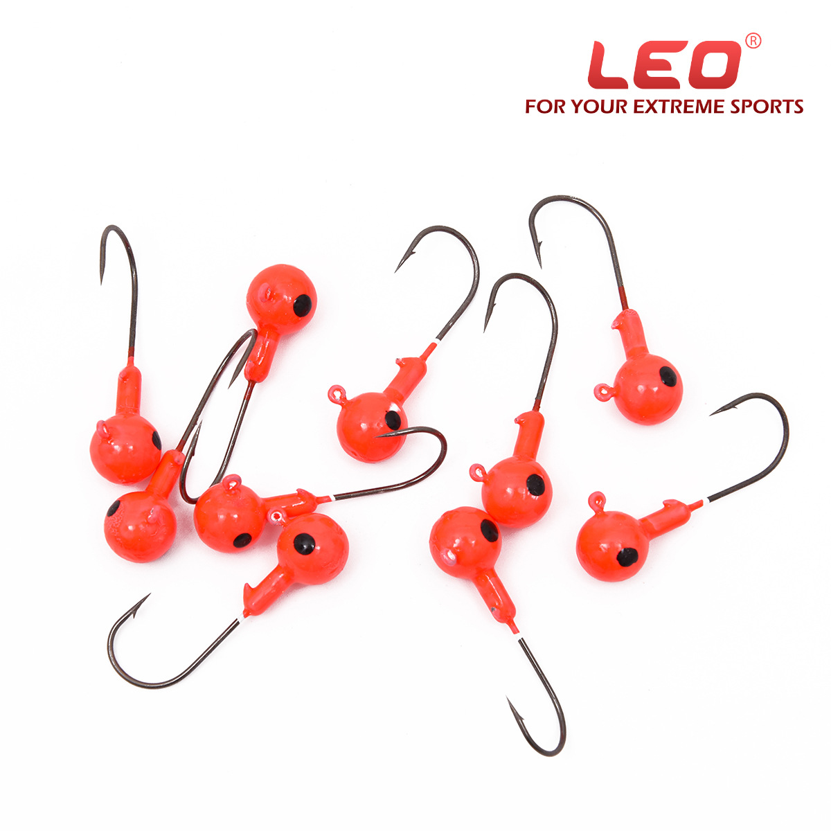 27463 [Red Lure Lead Hook] Soft bait lead hook, eye hook, export fishing gear pic 11