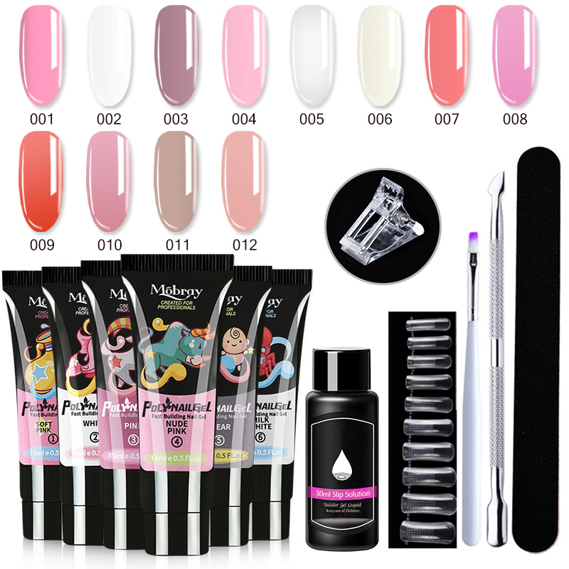 2022 New Product: 6-color cream Solid Gel Eyeshadow platter Set, Phototherapy nail Polish Gel set, exclusively for cross-border supply pic 5