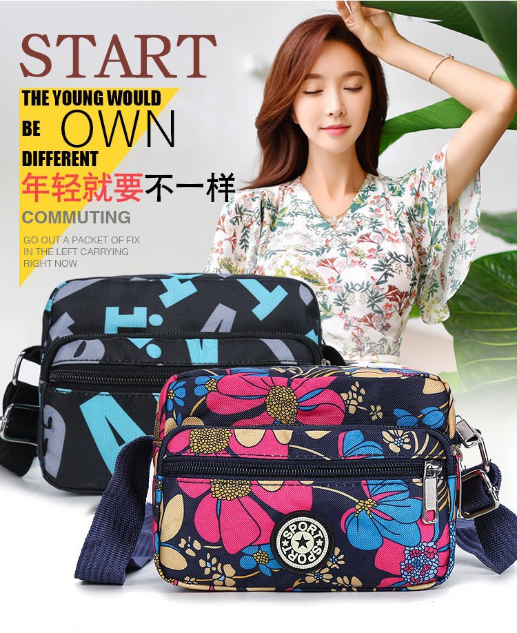 The manufacturer wholesals the new style of popular street stall supplies, casual and fashionable bags, and the new single-shoulder crossbody backpack for mommy pic 1