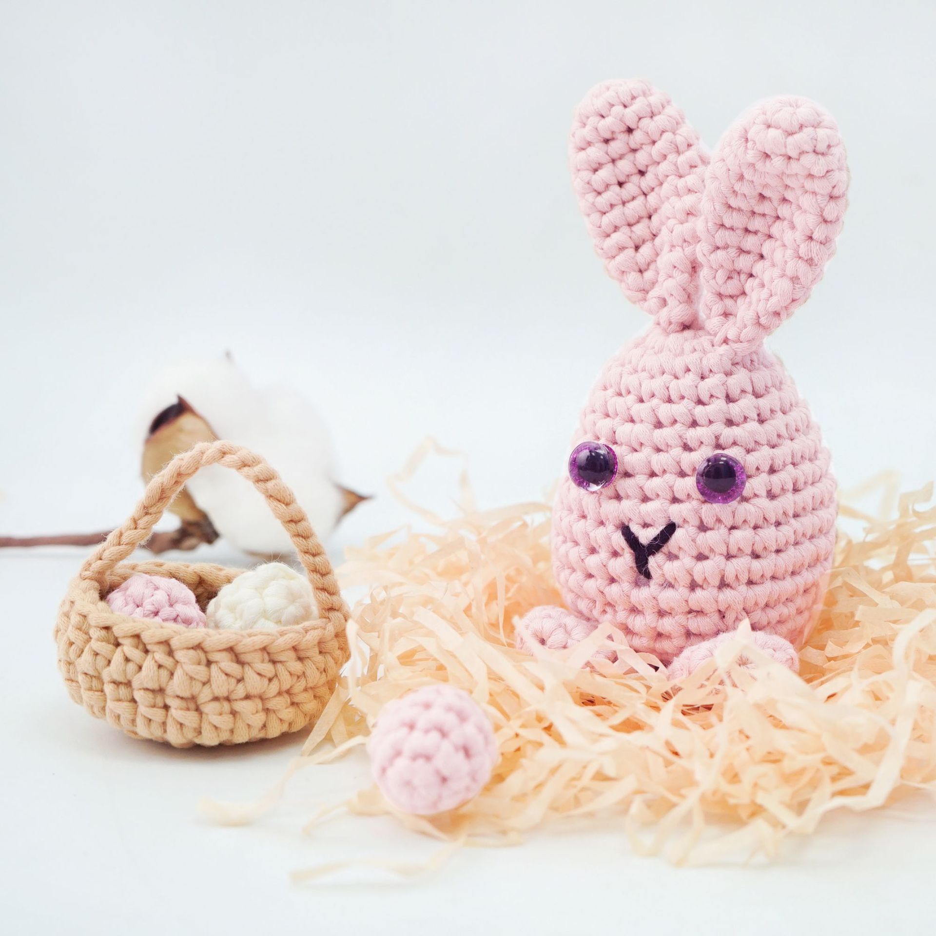 Amazon Crochet material kit English instruction manual DIY Knitting Yarn Ball Rabbit Crochet doll pic 13