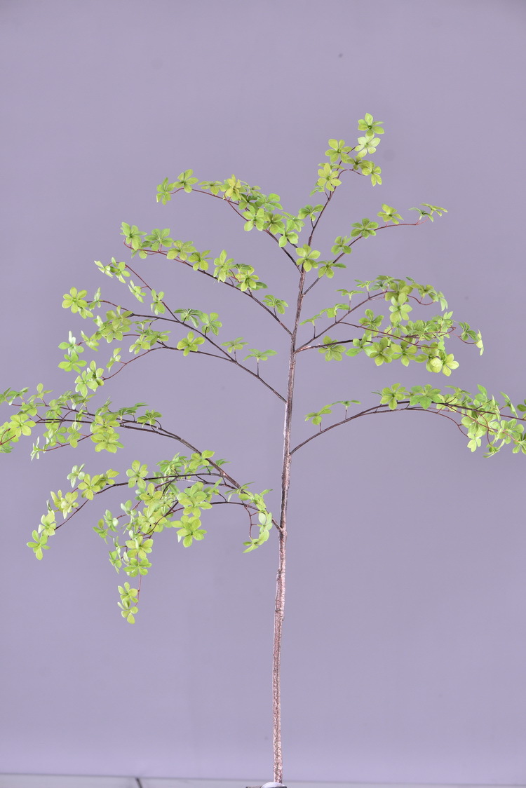 Home decoration simulation Japanese hanging bell branches, home decoration floor-standing flower figures, artificial green plant simulation leaves pic 27